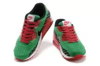 2019U femmes nike air max 90 em chaussures marque pas cher britanniques rouge vert